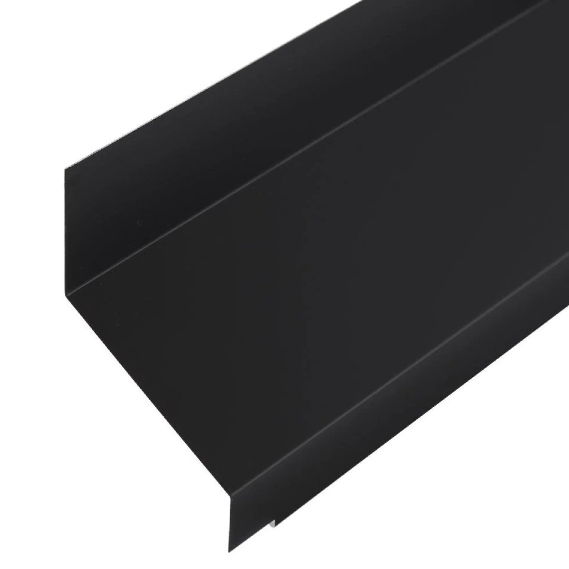 Facadeprofil 6C alu sort 1 meter