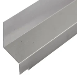 Facadeprofil 6c, 1 meter, blank aluminium