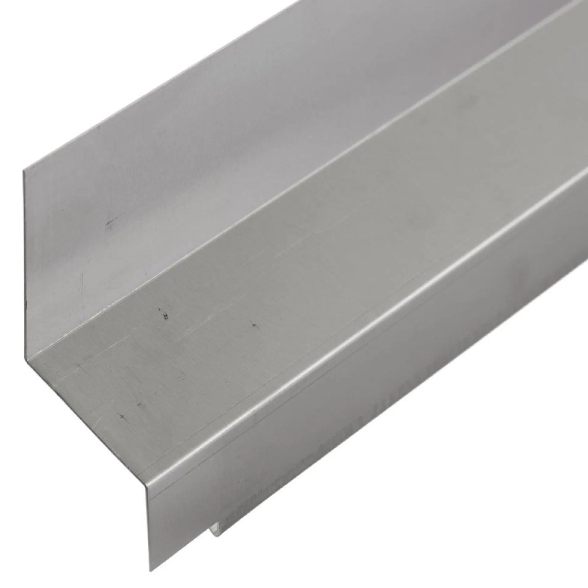 Facadeprofil 6c, 1 meter, blank aluminium
