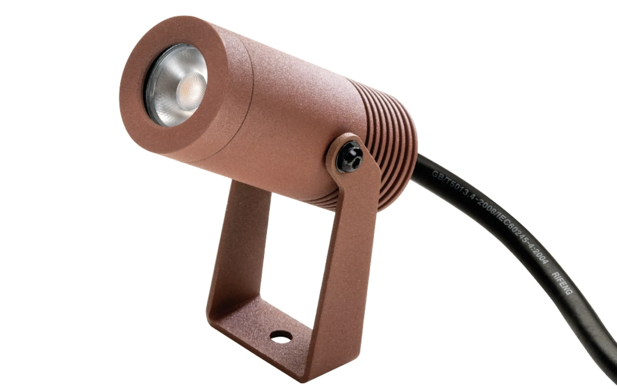 Facadespot Hovden Micro, LED 4W, 36°, 2700/3000K, corten - SG Armaturen