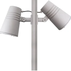 Facadespot Wax, LED 45W, 27°, 3000/4000K, grå/sort - SG Armaturen