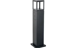 Fagernes pullert, 270 lm, 2700K, Ra>80, PIR sensor, sort