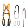 FallSafe BASIC 1 faldsikringssæt, med sele, 2 karabinkroge, 1 meter monteringsstrop, 10 meter line