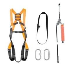 FallSafe BASIC 1 faldsikringssæt, med sele, 2 karabinkroge, 1 meter monteringsstrop, 10 meter line