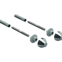 Fastgørelsesmateriel til urinal, forkromet - Geberit