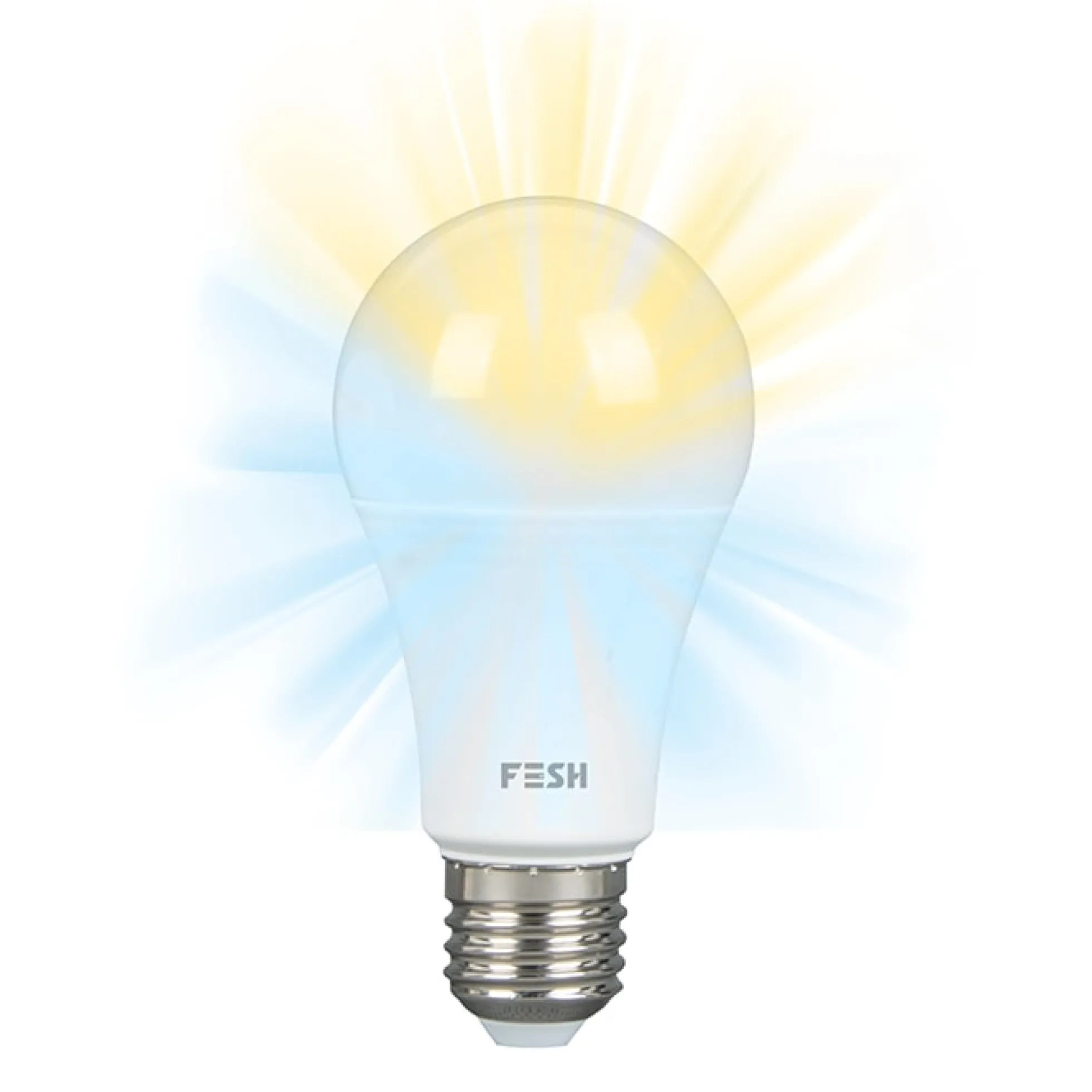 FESH Smart Home LED pære, kold/varm E27 9W Ø 60 mm
