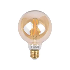 FESH Smart Home LED pære, Kold/varm Deko, E27, 5,5W, Amber, Ø 95 mm
