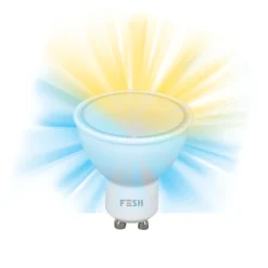 Fesh Smart Home LED Spot, multicolor GU10 5W, 3-pak