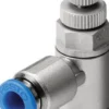Festo Drøvle-kontraventil, GRLA-M5-QS-6-RS-D