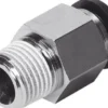 Festo lige forskruning indstik QS-1/8-8 - 10 stk