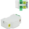 Fiberforbindelsesboks, DIN-skinne, 4xSC Simplex, LC Duplex