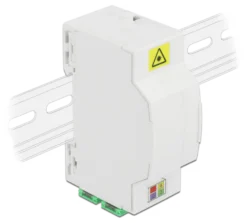 Fiberforbindelsesboks, DIN-skinne, 4xSC Simplex, LC Duplex