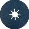 Fiberrondel Ø125x22 K60, stål aluminium - Zirkon