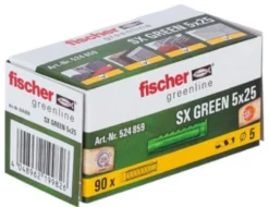 Fischer SX Green rawplug