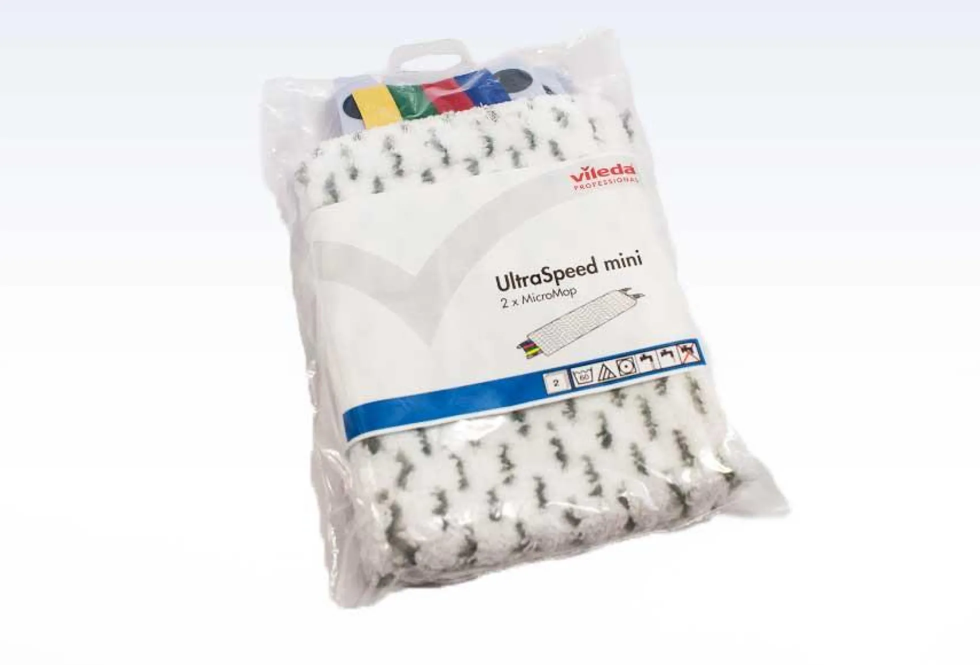 Fladmoppeklud, mikrofiber, 2 stk. - Vileda