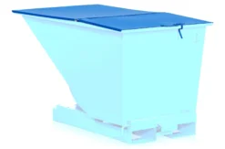 Fladt låg til vippecontainer, standard 1100 l