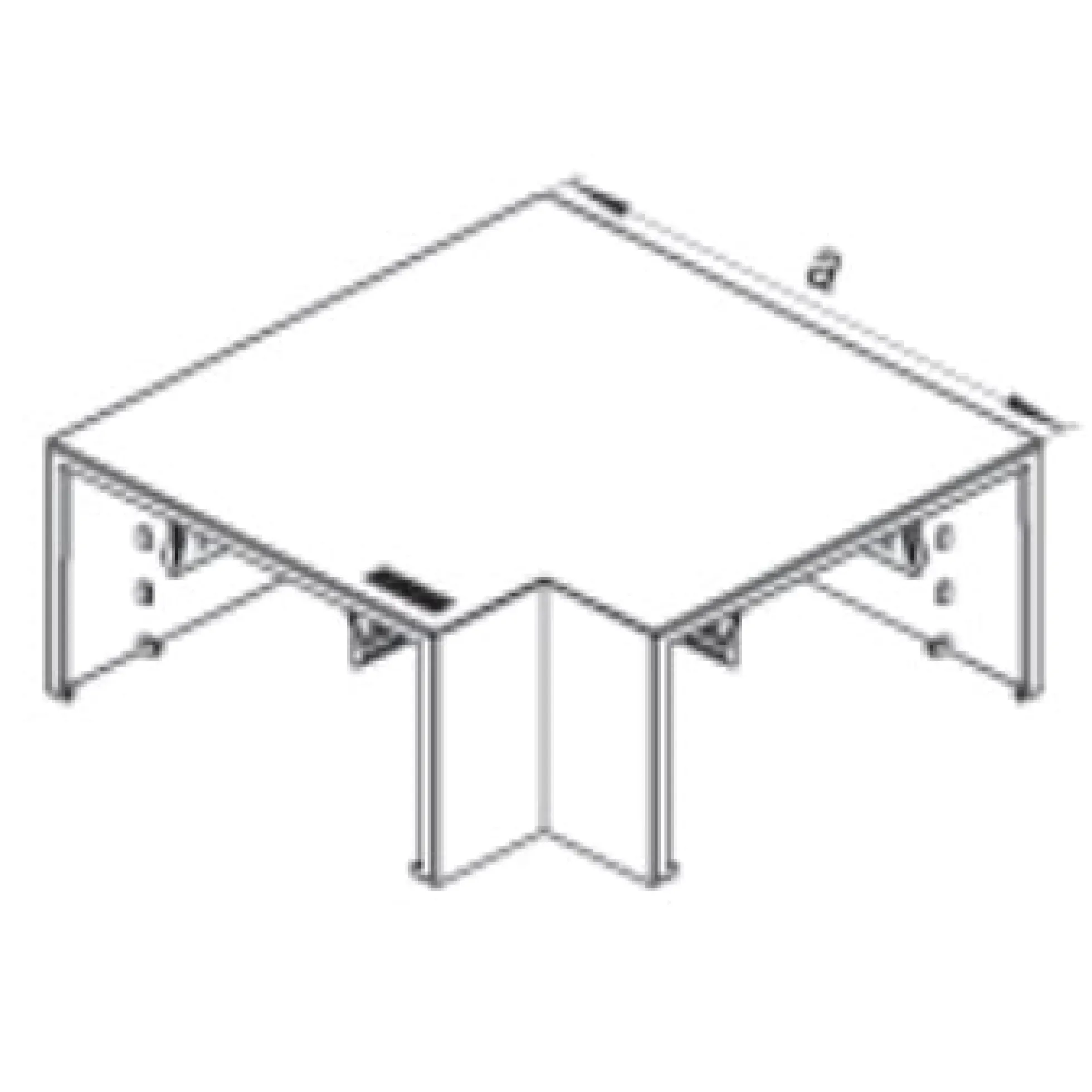 Fladvinkel Signa Base 70/130 perlehvid