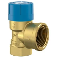 Flamco Prescor B sikkerhedsventil, 3/4", 6.0 bar, muffe-muffe