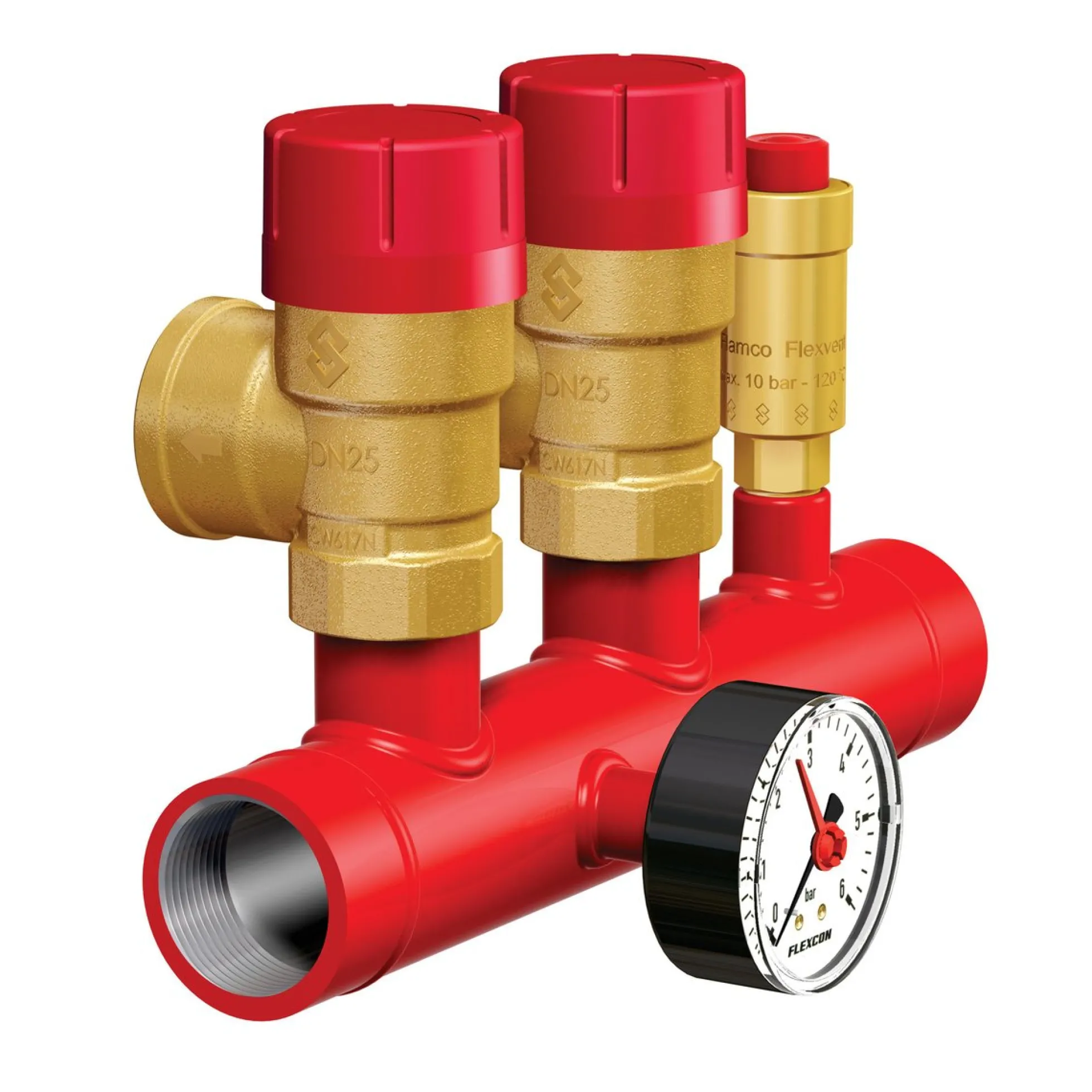 Flamco samlesæt, 1 1/4", 2,5 bar