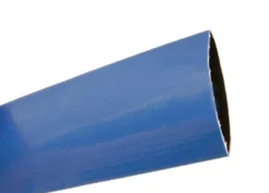 Flat HD afløbsslange PVC, Diameter indvendig 127mm, 5", blå - PVC - 50 meter