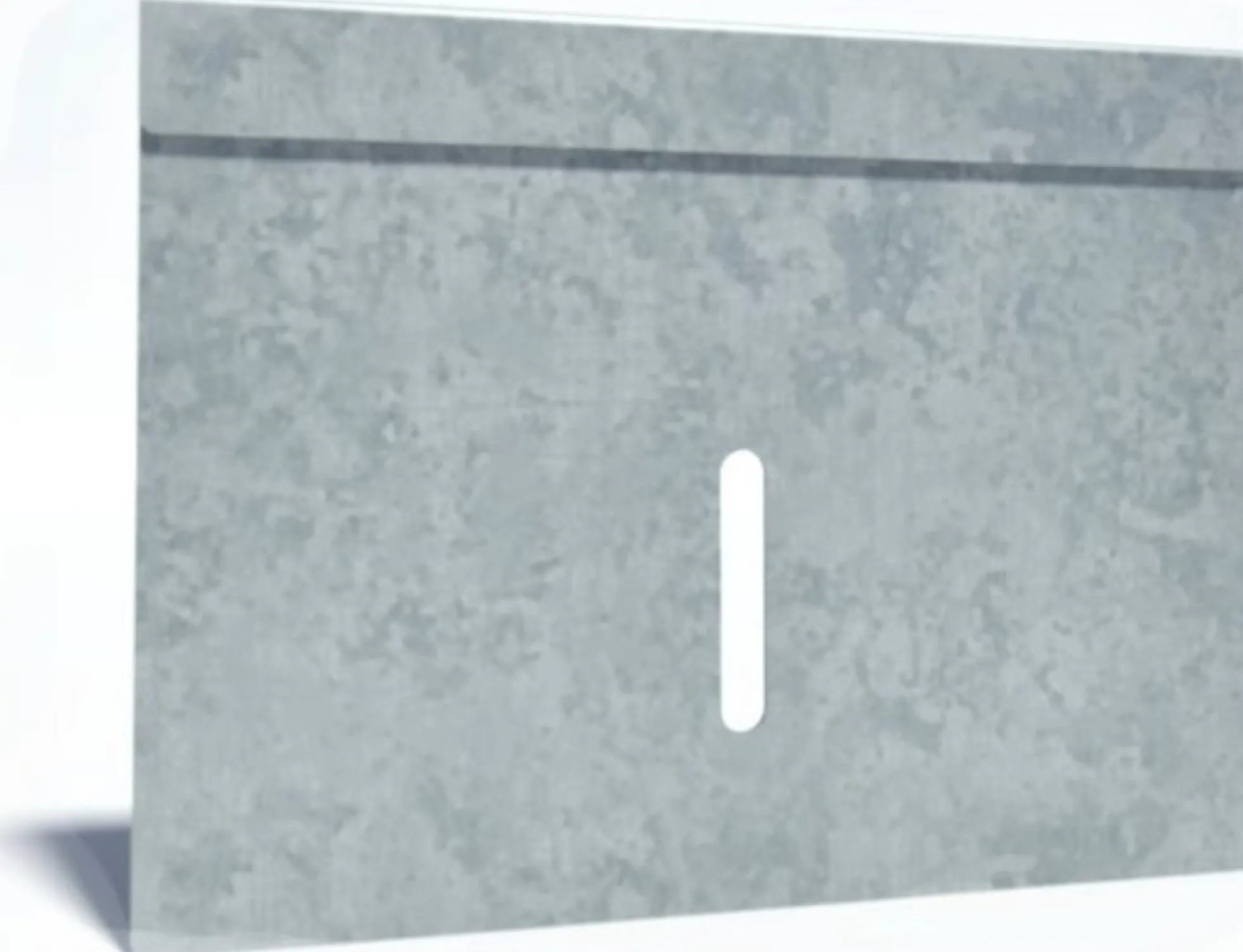 Flexi endegavl til sokkelaffugter uden bund, 200 x 155 mm