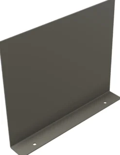 Flexi endegavl, 216 x 176 mm, til sokkelaffugter med bund - Aluzink DX51D