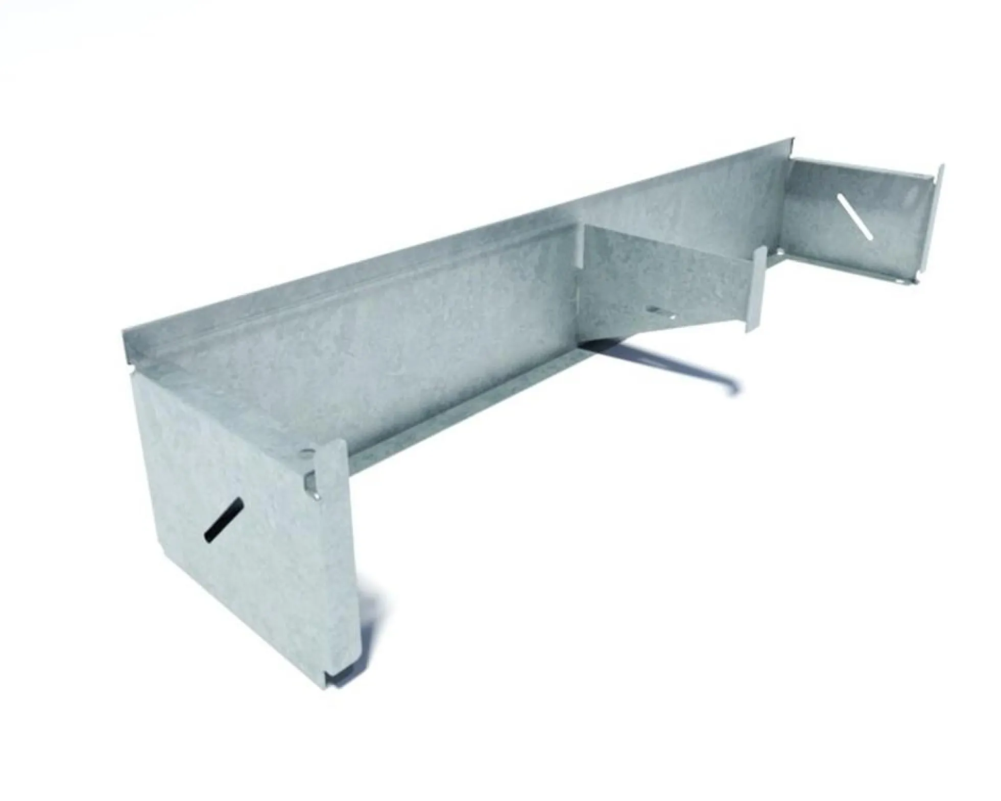 Flexi sokkelaffugter, 210 x 175 x 1000 mm, u/bund/rist