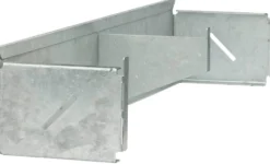 Flexi sokkelaffugter, 210 x 175 x 1000 mm, u/bund/rist