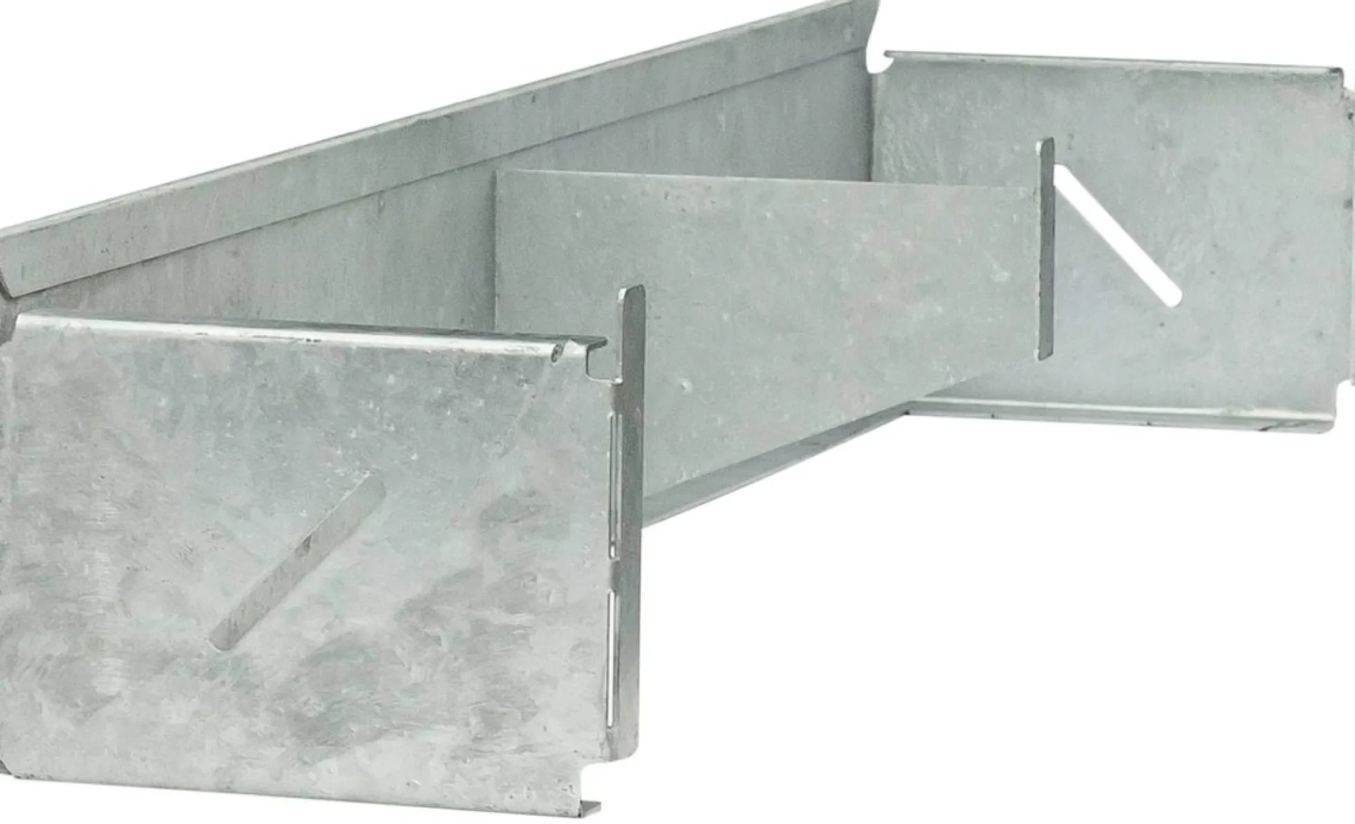 Flexi sokkelaffugter, 210 x 175 x 1000 mm, u/bund/rist