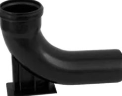 Fodbøjning lang glat PP 87° - Ø110