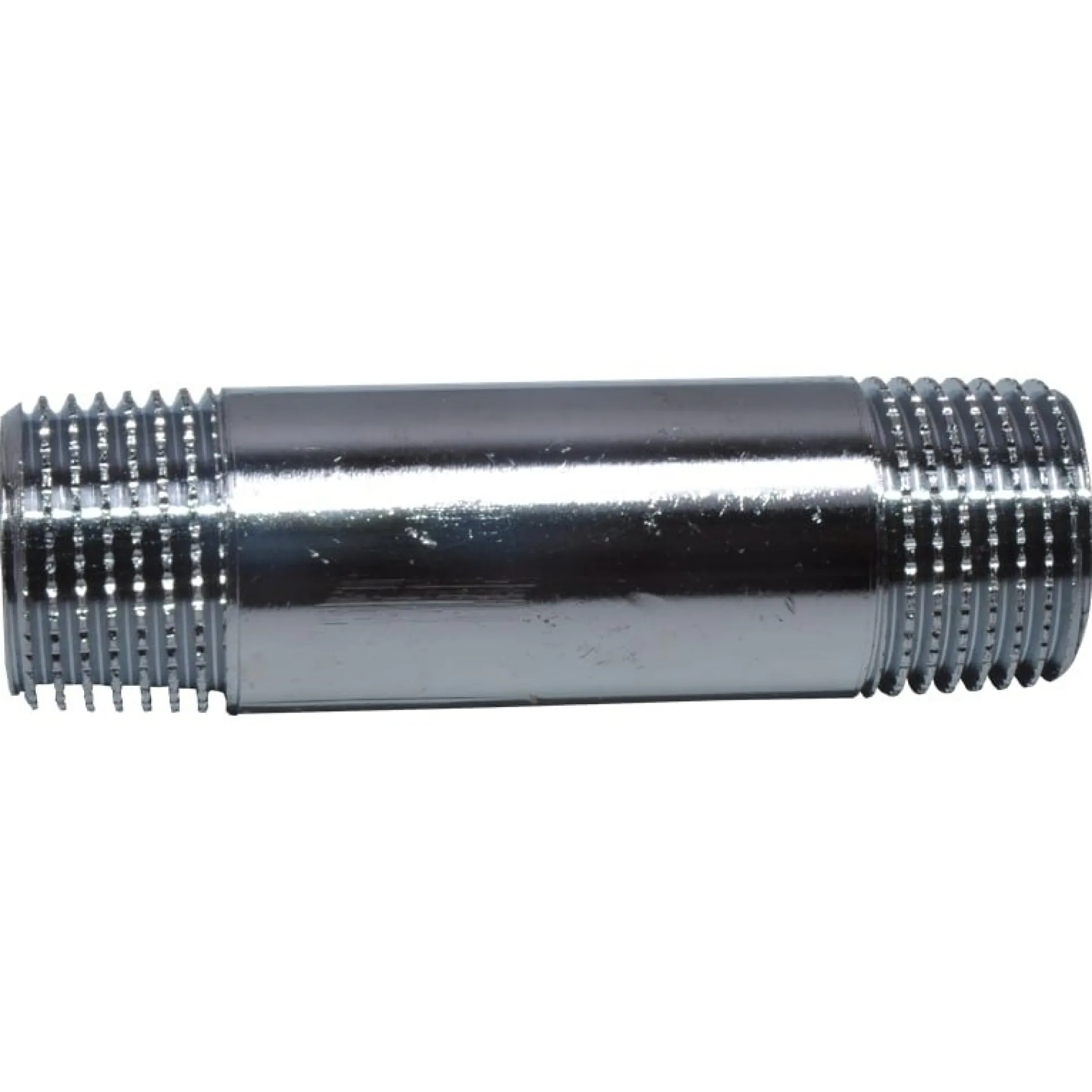 Forkromet messing nippelrør sammenskæring, ½" x ½"