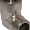 Forkromet messing vinkel 90° m. muffer, ¾" x ¾" – Øvrige