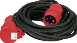 Forlængerledning udendørs m/jord, 400V, 5G1,5 mm², CEE - 25 meter