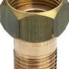 Forskruning m. omløber, Rødgods Silicum Bronze - 1.1/4" x 1"