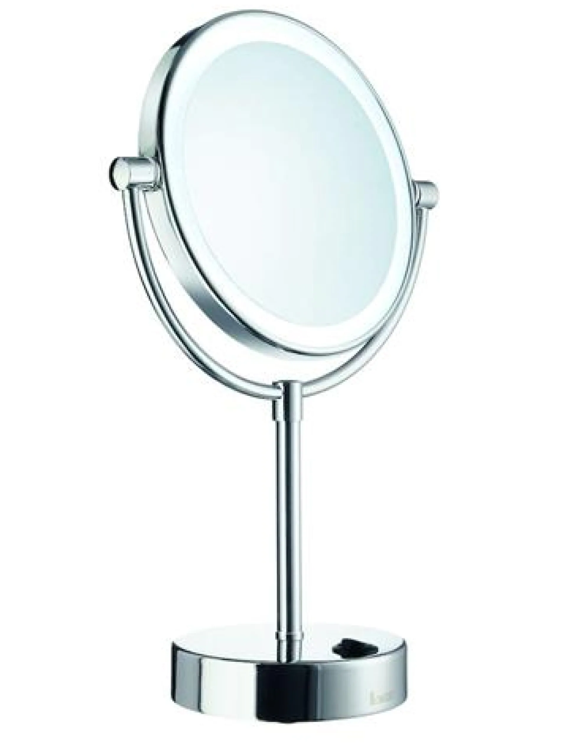 Forstørrelsesspejl Outline med LED, forkromet, dybde 120 mm