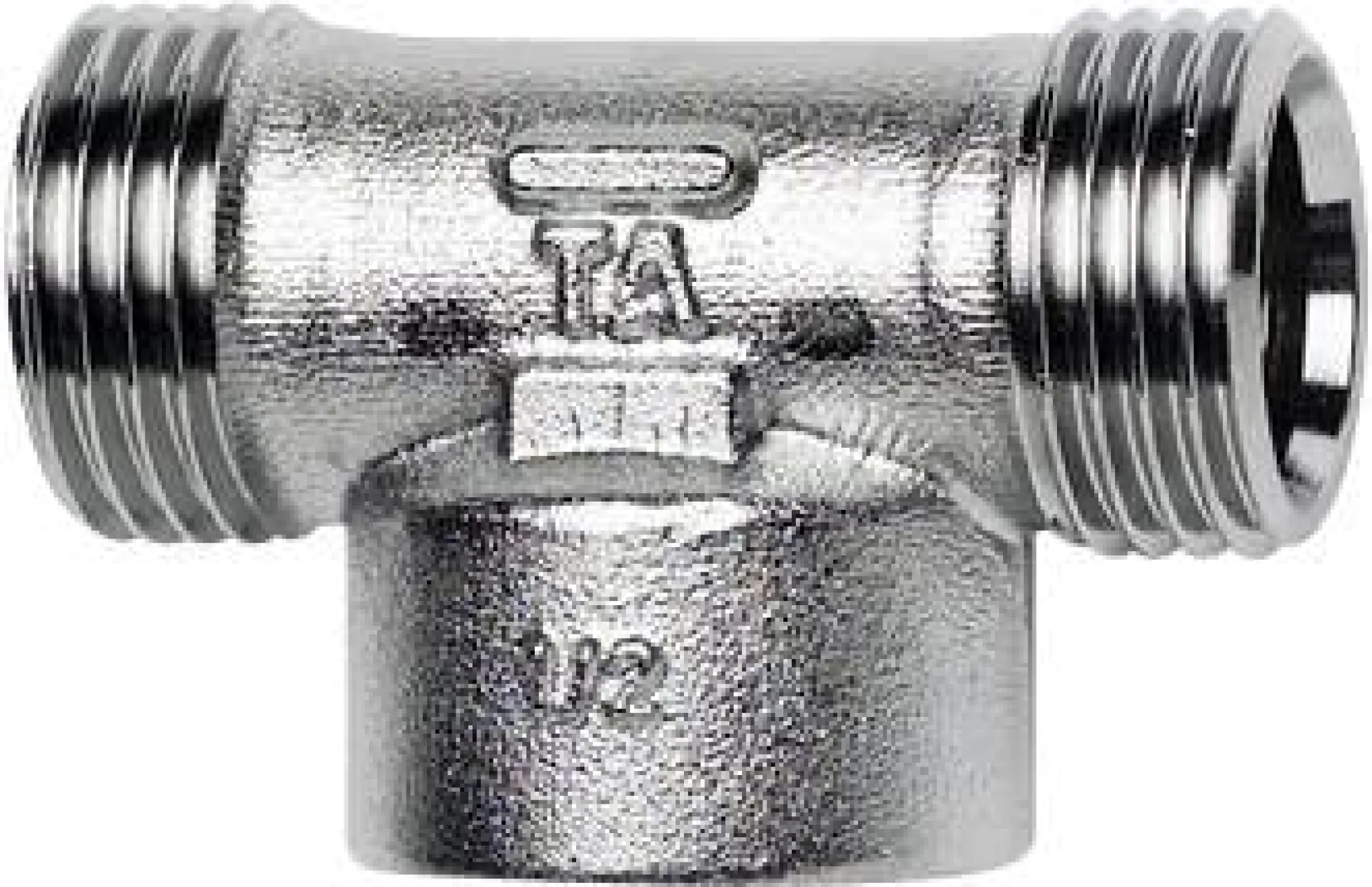 FPL – Kompressions tee (gevind ender) m. muffe, ½" x ½" x ½"