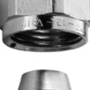 Frese kompression kobling 3/8" x 10 mm, forkromet