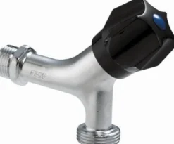 Frese – Matforkromet aftapningsventil m. kronegreb, kontraventil og 3/4" studs til vaske/opvaskemaskine, 1/2" nippel tilslutning