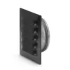 Fresh murrist med studs Ø100 mm, 145x145 mm, sort