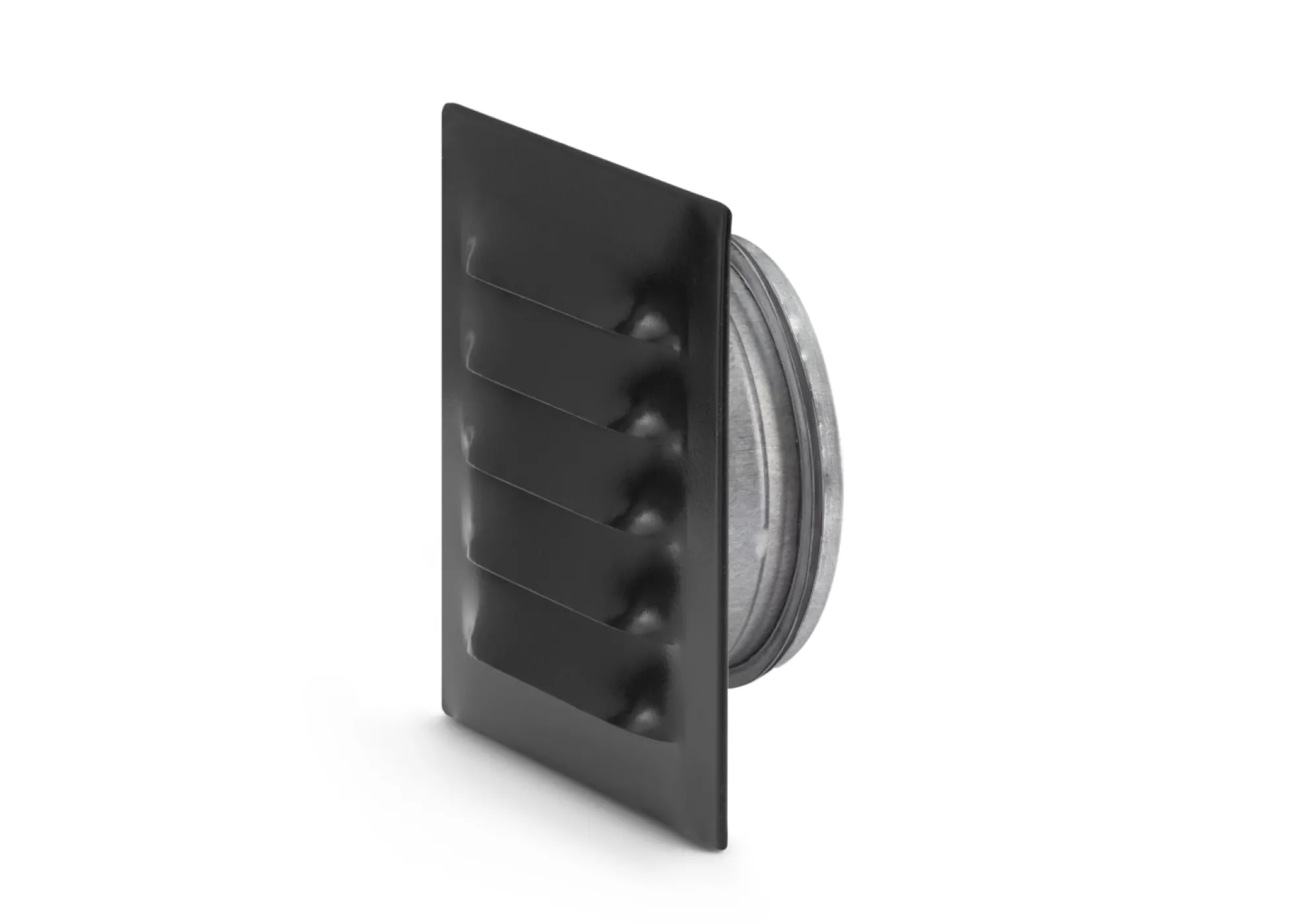 Fresh murrist med studs Ø100 mm, 145x145 mm, sort