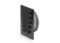 Fresh Murrist med studs, Ø100 mm, 165x165 mm, sort