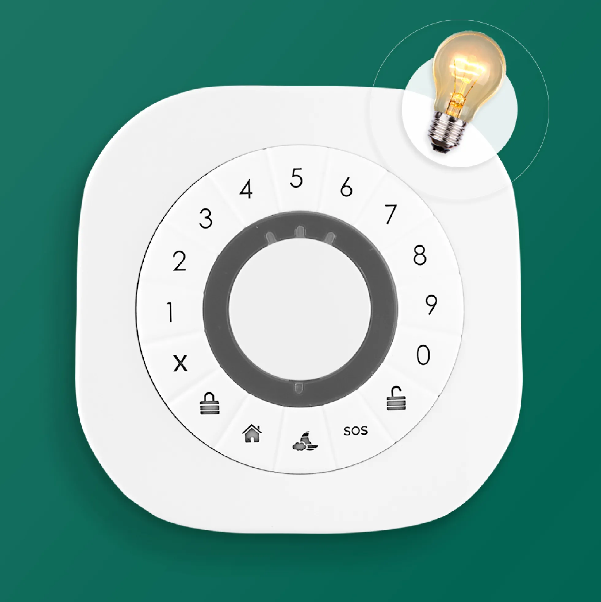 Frient Intelligent Keypad til smart dørlås, Zigbee