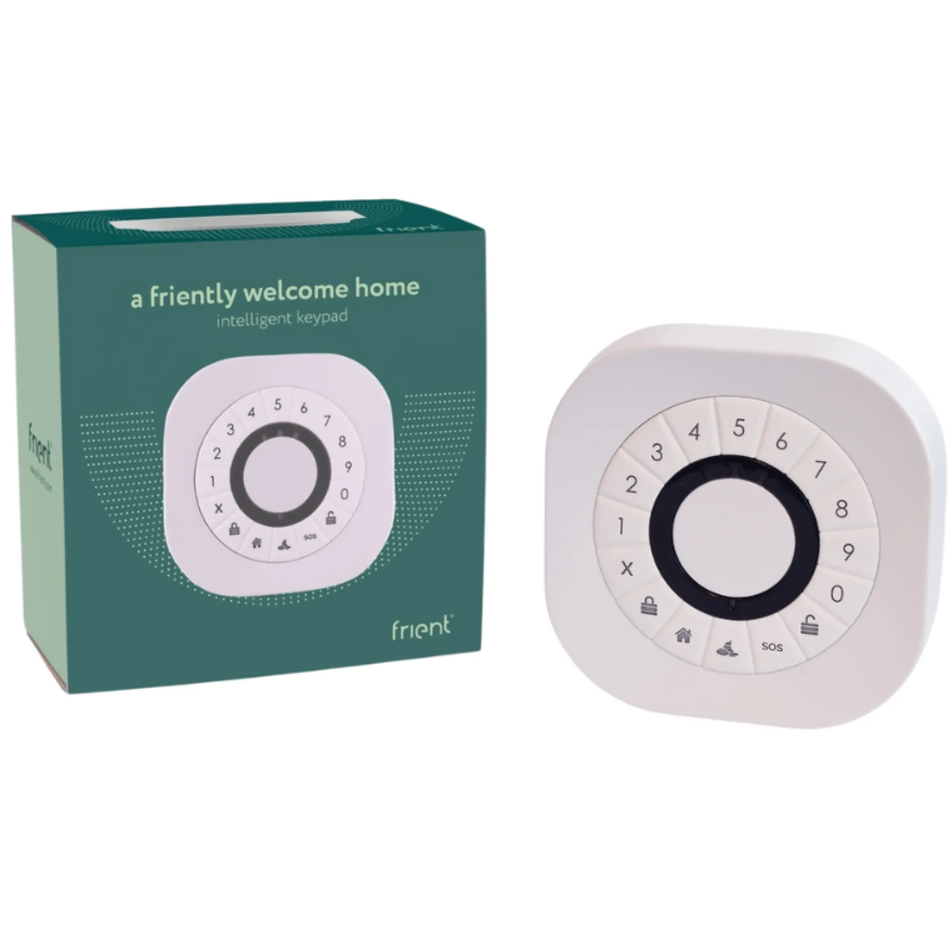 Frient Intelligent Keypad til smart dørlås, Zigbee