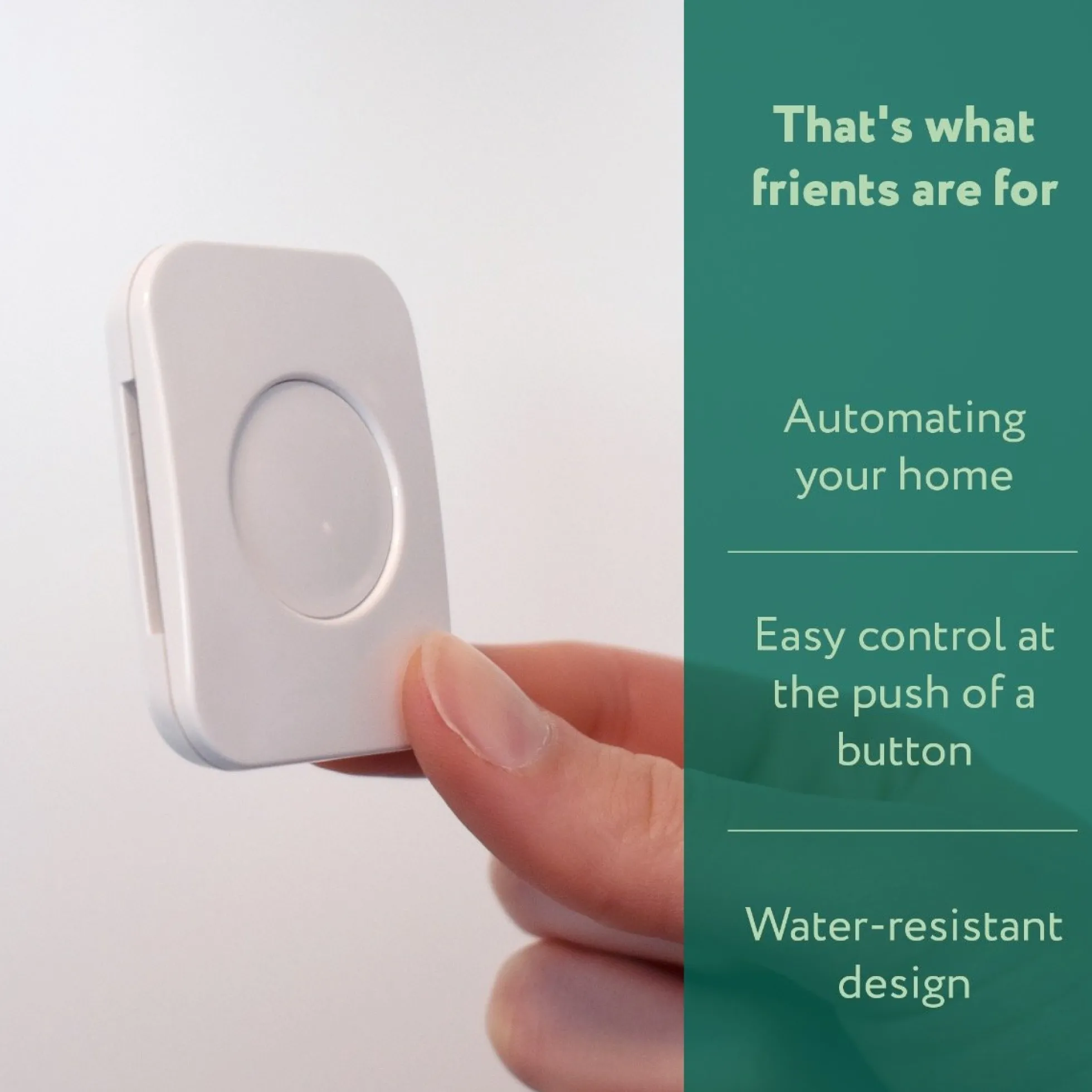 frient Smart Button, trådløs fjernbetjening, Zigbee