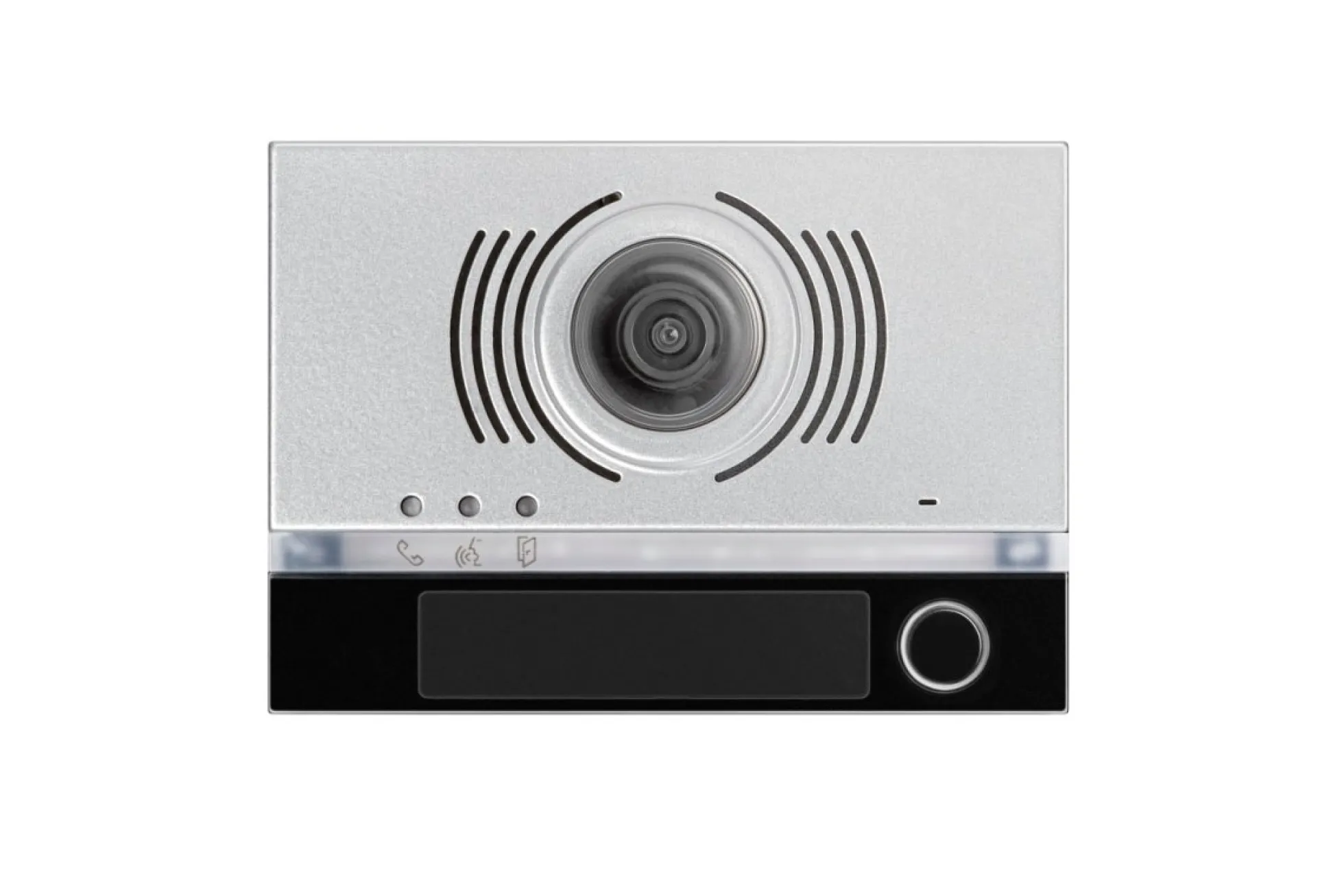 Frontplade til audio/videomodul m/1 knap og DDA til Urmet Alpha