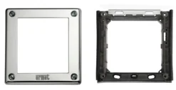 Frontramme Steel 1158/61, for 1 modul - Urmet