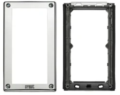 Frontramme Steel 1158/62, for 2 modul - Urmet