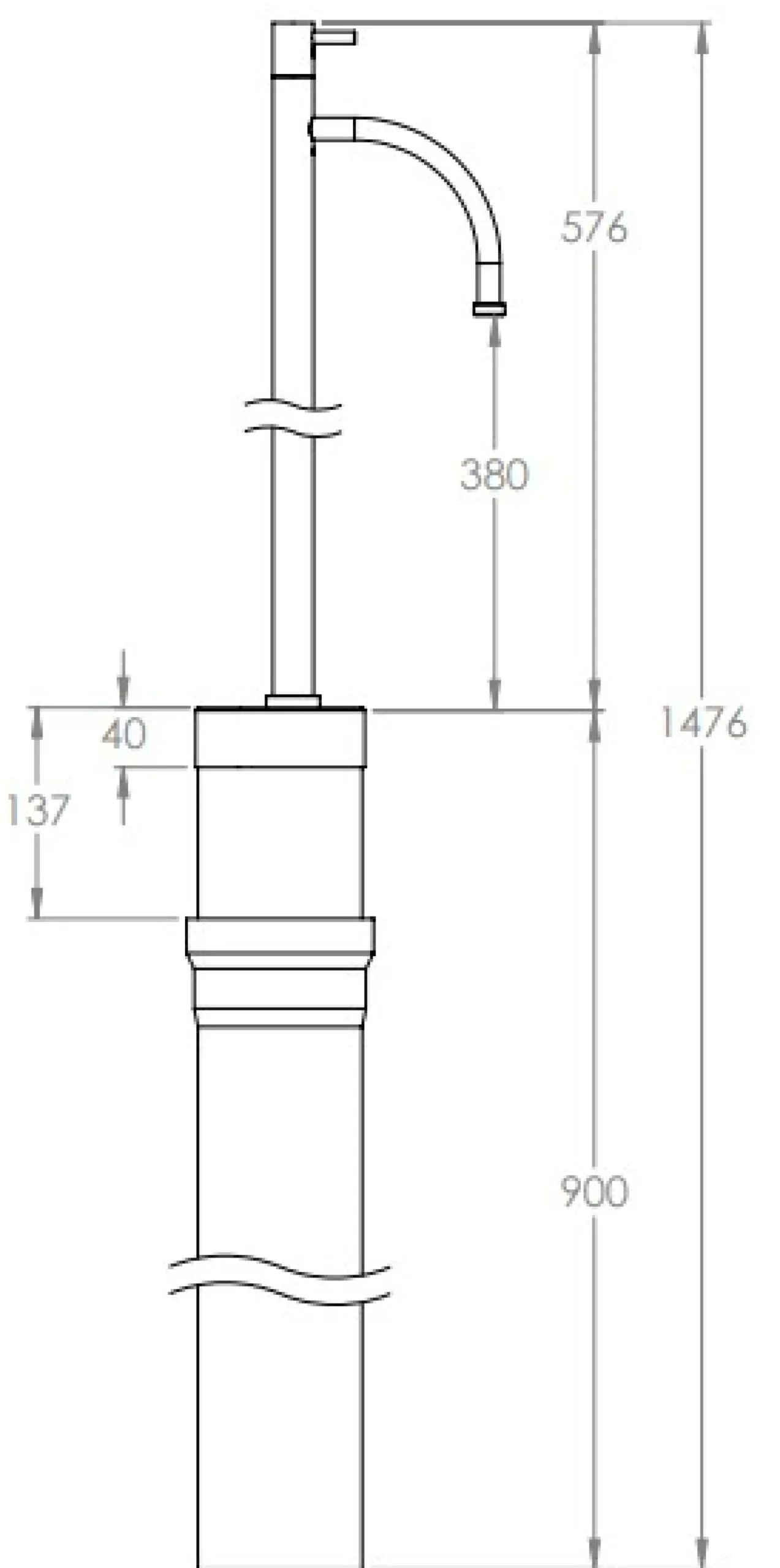 Frostline Eqi havevandpost