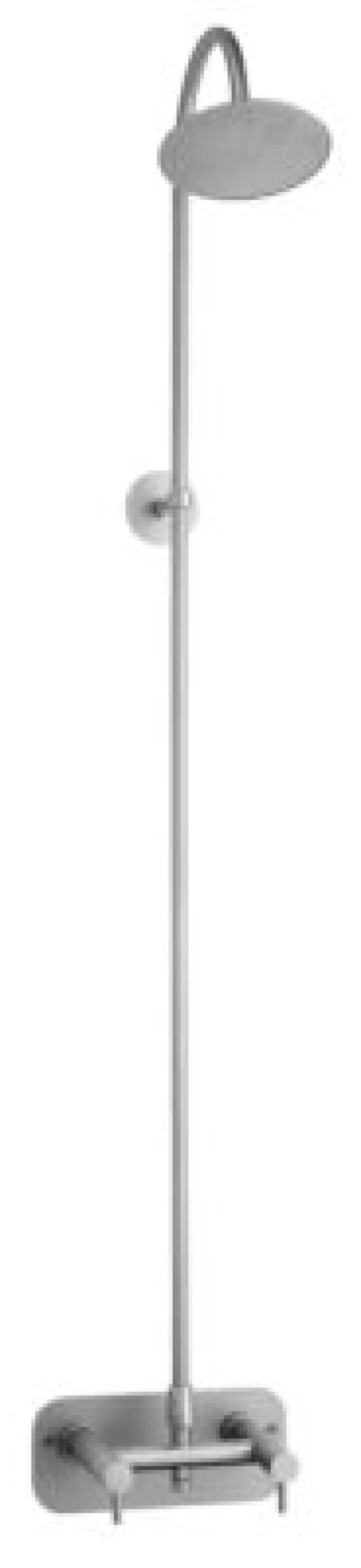 Frostline EQI udendørsbruser, væghængt, 2 grebs, 150-350 mm murtykkelse, rustfrit stål