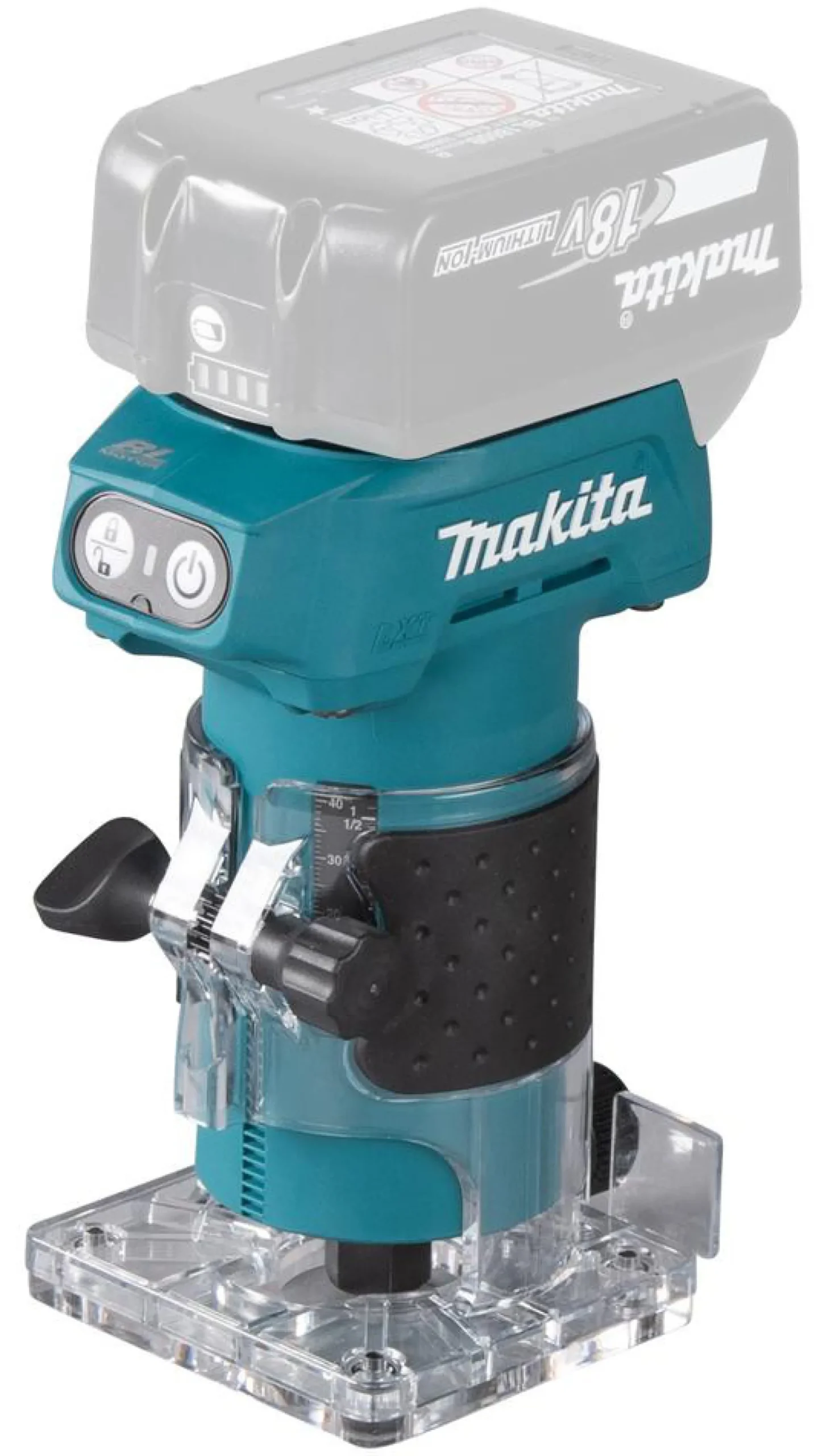 Fræser 18V, 6 mm, 30000 RPM, Makita